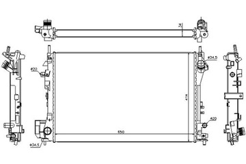 фото thumb №2, Радиаторов двигателя opel signum vectra c vectra c gt