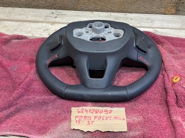 фото thumb №10, Ford kuga mk3 iii 19- focus mk4 iv 18- st-line кермо пелюстки червона