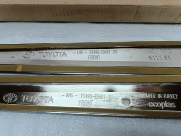 фото thumb №12, Toyota auris ii 12- планки захисні двері хром нове комплект pz49u-e9491-zb