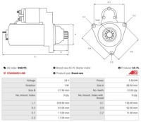 Купить Brand new as-pl стартер двигатель, фото thumb