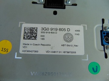 фото thumb №7, Радіо навігація vw touran iii mib2 3g0919605d 3q0035846