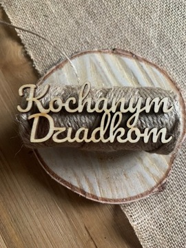 Napis po obrysie Kochanym Dziadkom 10 cm Dzień Dziadka Babci 21 22 stycznia
