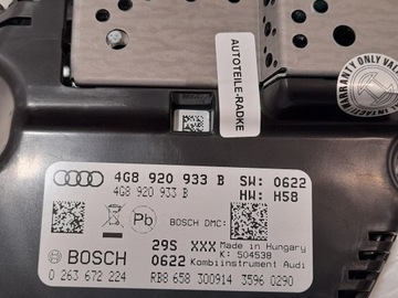 фото thumb №8, A6 c7 2014r. рестайлінг спідометр  манометр європа 3.0 cdu cla оригінал легальний