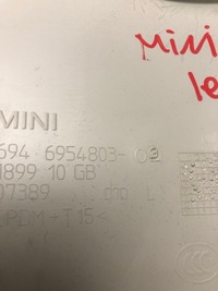 фото thumb №4, Пластик защита стойка левая mini r56 6954803