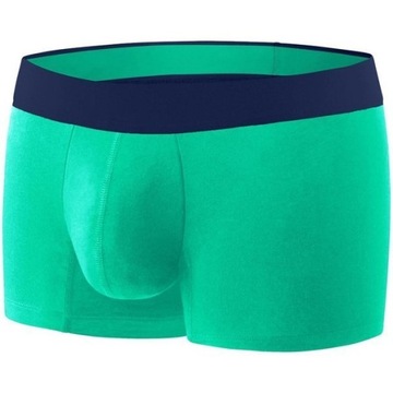 Шорты-боксеры COMFYBALLS REGULAR COTTON зеленого и темно-синего размера XL