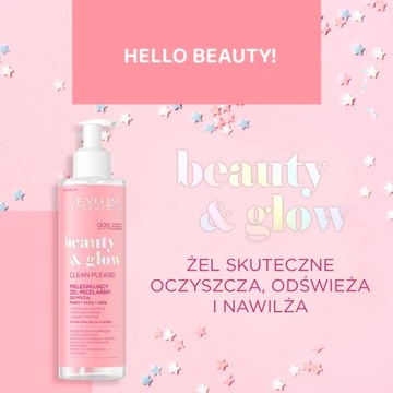 Мицеллярный гель Eveline Cosmetics Beauty&Glow