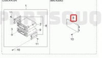 фото thumb №11, Захист бардачка радіо kia carnival/sedona з lat 1998- 0k53d 66 8h0