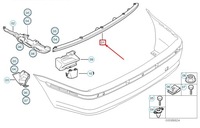 фото thumb №9, Направляющая бампера заднего bmw 3 e46 51127030615 7030615