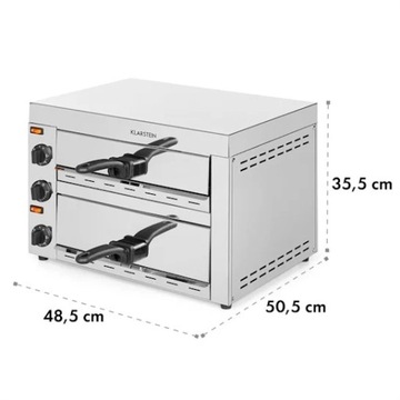 Vesuvio II ПЕЧЬ ДЛЯ ПИЦЦЫ, 2-КАМЕРНАЯ, 2260 Вт, 300 ГРАДУСОВ