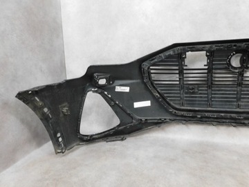 фото thumb №9, Audi e tron 4ke s line бампер перед переднє решітка радіатора чорний