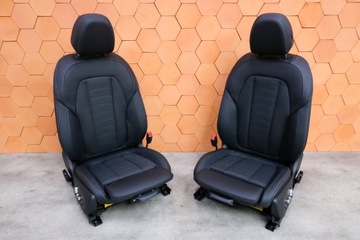 фото thumb №15, Bmw x4 g02 lci салон сидіння диван тунель обшивки sport вентиляція нагрівання