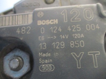 фото thumb №8, Opel signum c генератор 13129850 0124425004 120a протестований