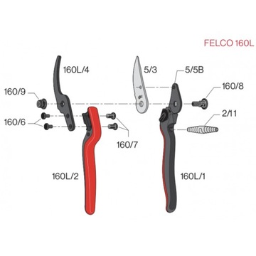 Садовые ножницы Felco 160L, размер L
