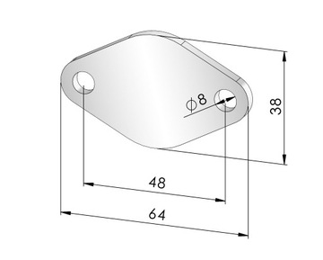 фото thumb №2, Заглушка egr 2.0hdi citroen c4 c5 c8 ds4 ds5 jumpy