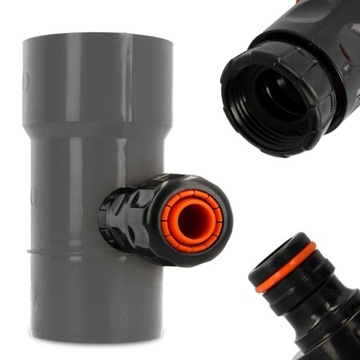 ŁAPACZ DESZCZÓWKI 110 MM ZBIERACZ WODY DESZCZOWEJ ODZYSKIWACZ RYNNY GRAFIT