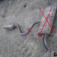 фото thumb №1, Renault vel satis 3.5 v6 гасник середній