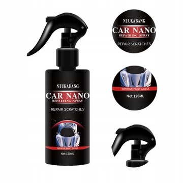 2x Car Nano Repair Spray Wosk Samochodowy 120ml