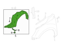 фото thumb №3, Подкрылок левая перед subaru outback 2020-