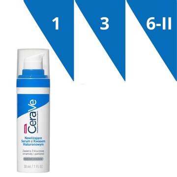 CeraVe Увлажняющая сыворотка для лица с гиалуроновой кислотой и пантенолом 30мл