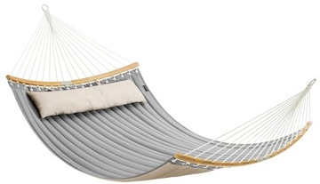 Гамак Songmics с перекладиной, серый и бежевый, 225 кг, 335 х 140