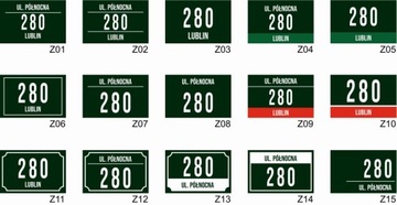 Адресная табличка с номером дома 32х21 см.