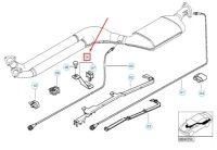Купить Крепеж датчики лямбда-зонд к bmw 3 compact e36 11781438851, фото thumb