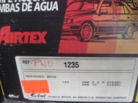 Насос воды mercedes w124 190 w201 klasa e airtex 1235 vkpc88608 Недорого, фото thumb