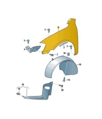 фото thumb №1, Крыло vw passat b7 правая aso