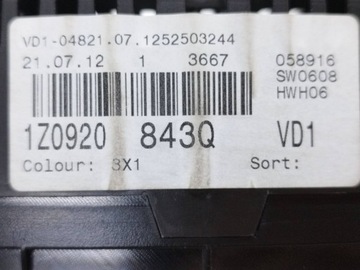 фото thumb №12, 2012 skoda octavia mk2 1z спидометр / спидометр 1z0920843q