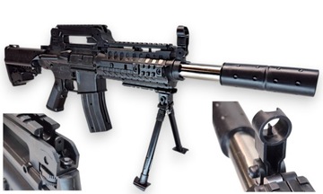 M4A1 Rifle American for Balls Replica ASG + Laser + Navy Blue 800