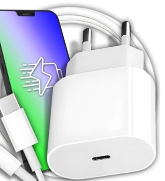 Быстрое зарядное устройство USB C мощностью 20 Вт с кабелем USB C