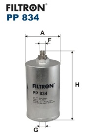 Filtron передня права 834 фільтр пального Доставка, фото thumb