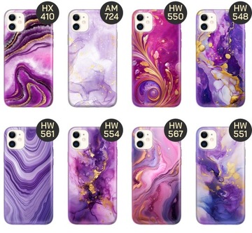 ETUI DO IPHONE 11 WZORY RÓŻOWY MARMUR PURPURA RÓŻ MARMUR OBUDOWA POKROWIEC