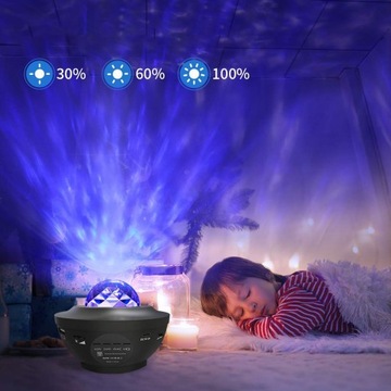 10 ЦВЕТОВ BLUETOOTH ДИНАМИК ПРОЕКТОР ЗВЕЗДНАЯ НОЧНАЯ ЛАМПА ДЛЯ ДЕТЕЙ