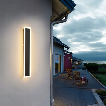 Lampa liniowa architektoniczna elewacyjna LED 60cm czarna