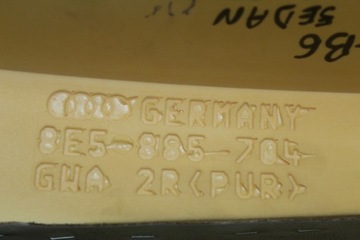 фото thumb №8, Боковина задней сиденья правый 8e5885704 a4 b6 sedan