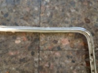 фото thumb №11, Соединитель прокладки стёкла хром правое верхний mercedes w123