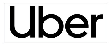 Маркировка UBER - магнитные буквы, черные