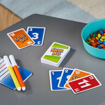 SKIP BO SKIP-BO GAME Mattel UNO 162 cards