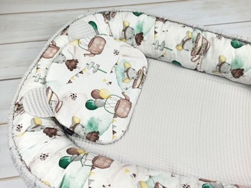 НикаТими Baby Cocoon NEST Манеж ВАФЕЛЬ Хлопок ПЕРВАЯ СКЛОНКА 9 шт.
