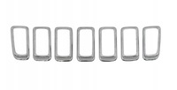 фото thumb №3, Решітка радіатора рамки ободки кільця хромовані решітка jeep compass 2011-2017