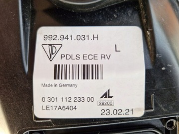 фото thumb №9, Лампа передня права ліва porsche carrera 911 992 повний led 2019- eu