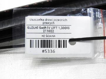 фото thumb №5, Прокладка двері скла правий перед suzuki swift iv