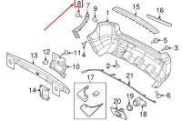 фото thumb №7, Land rover freeer l359 верхній болт захист бампера nowa оригінальна lr00216