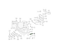 фото thumb №8, Кріплення бампера do mercedes benz s-class w221 2009-2013 a2218850714