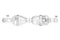 Купить Приводной вал приводная citroen c5 3 1.6hdi 110km 08- левая, фото thumb