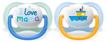 Соска AVENT ULTRA AIR 0–6 мес ДЫШАЩАЯ + ЧЕХОЛ