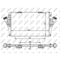 Інтеркулер opel vectra 08/2005 30480 nrf Оригінал, фото thumb