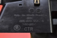 фото thumb №8, Решётка обдув средняя 6va820951 skoda fabia 4 iv 21-
