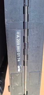 фото thumb №11, Mercedes clk ii w209 c209 cabrio защита windschott ветрозащитный экран a2098600174